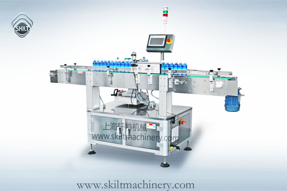 立式圓瓶滴管貼標(biāo)機(jī)