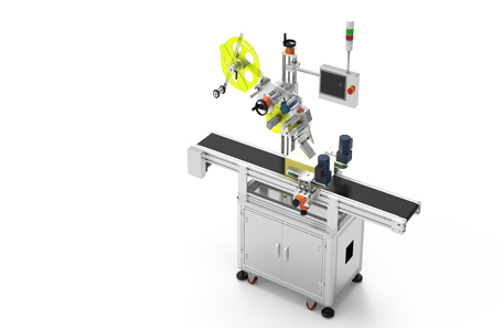 平面不干膠貼標機