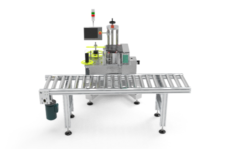 轉角在線打印貼標機