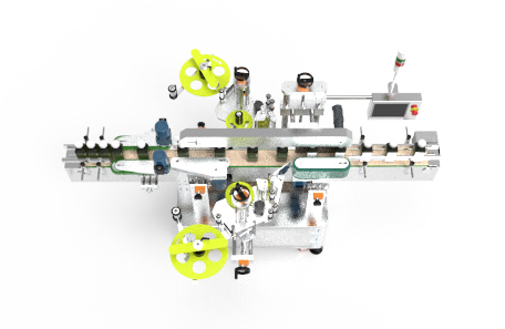 橄欖油雙面不干膠貼標機