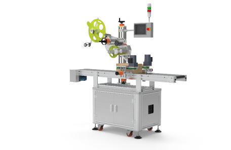 包裝袋平面貼標機